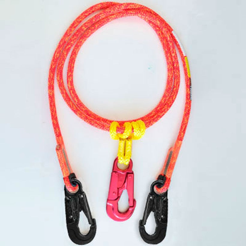 Rope Logic Lightning 2-in-1 Lanyard, Grizzly Spliced, 1/2"