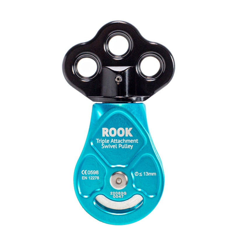 Notch Rook Triple Attachment Swivel Pulley