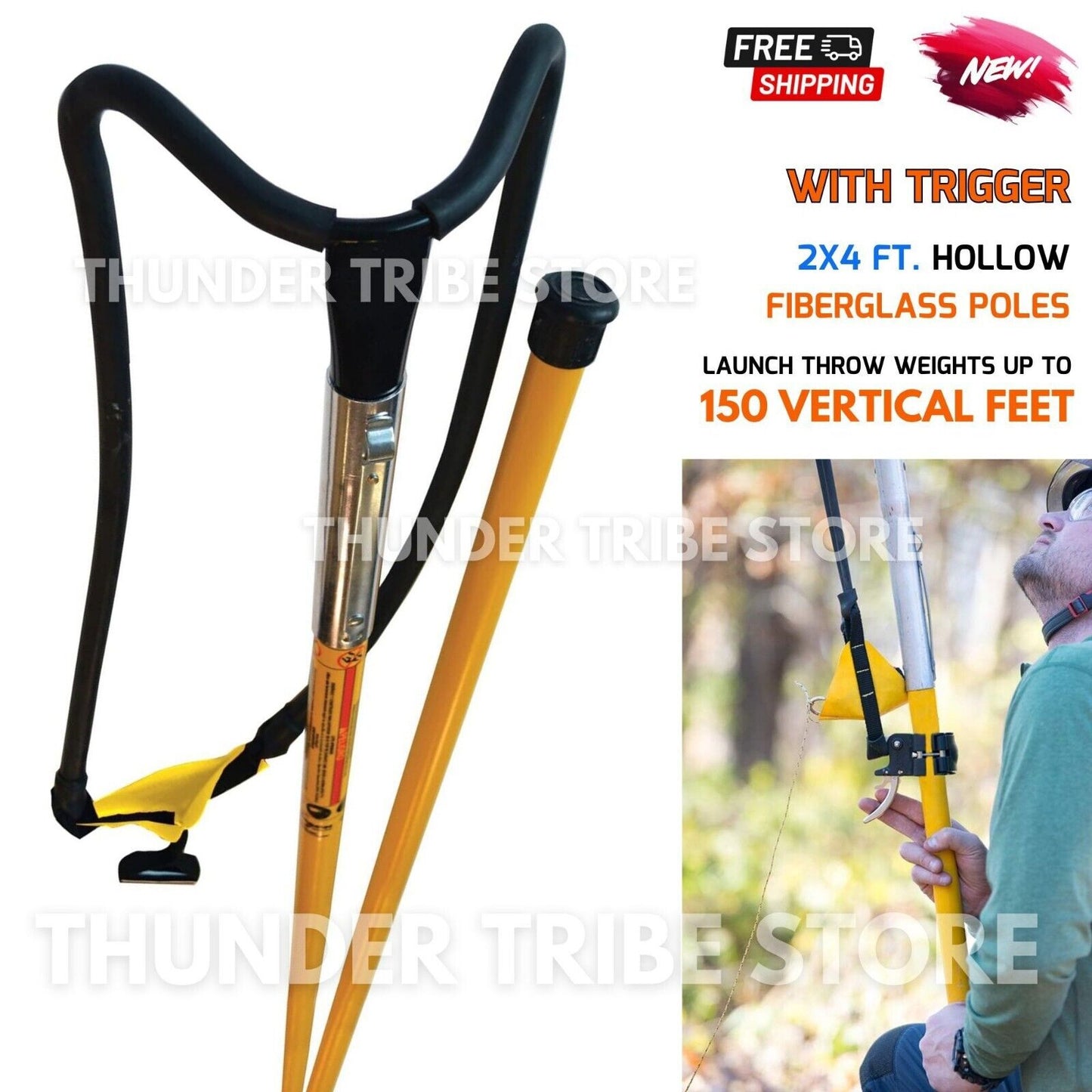 Notch Big Shot® Set (2x4' pole