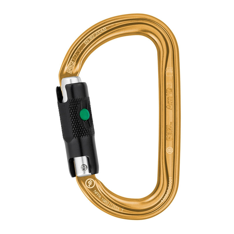 Carabiner AM'D Ball Lock Gold