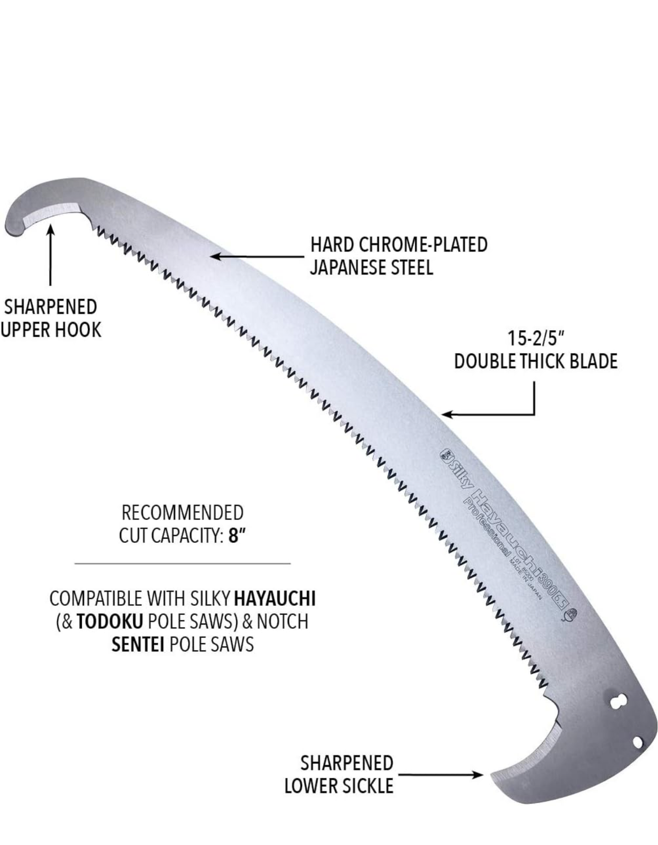 Silky Hayate 16-1/2~ (420mm) HAYATE TELESCOPING POLE SAW - REPLACEMENT BLADE