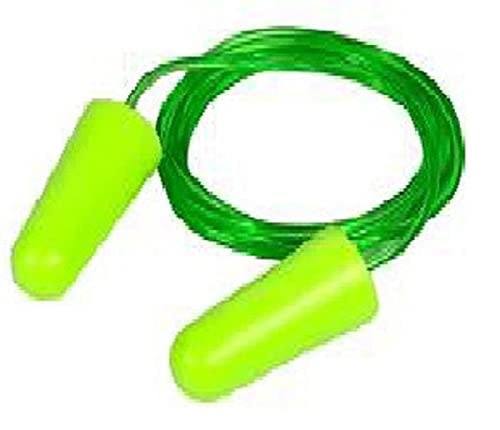 100 Pairs/Box Earplug Dispenser – Corded Green | High-Quality Hearing Protection