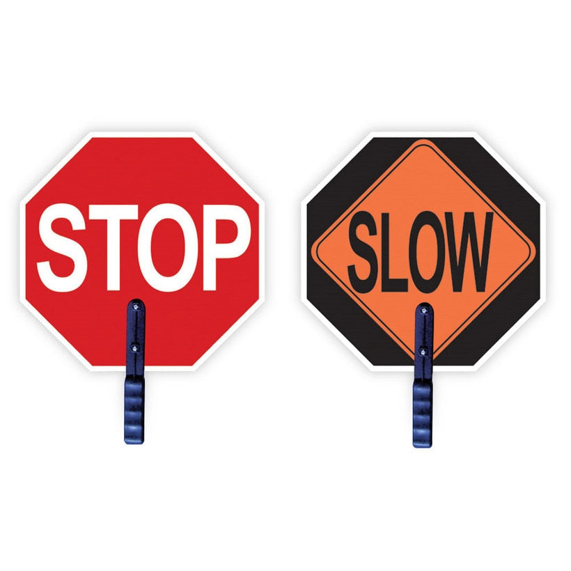 2W 1855 Stop/Slow Traffic Safety Paddle