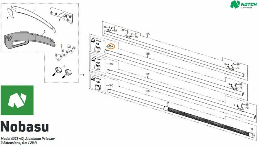 Notch Clamp Housing Assembly (2) for Sentei #3177-39