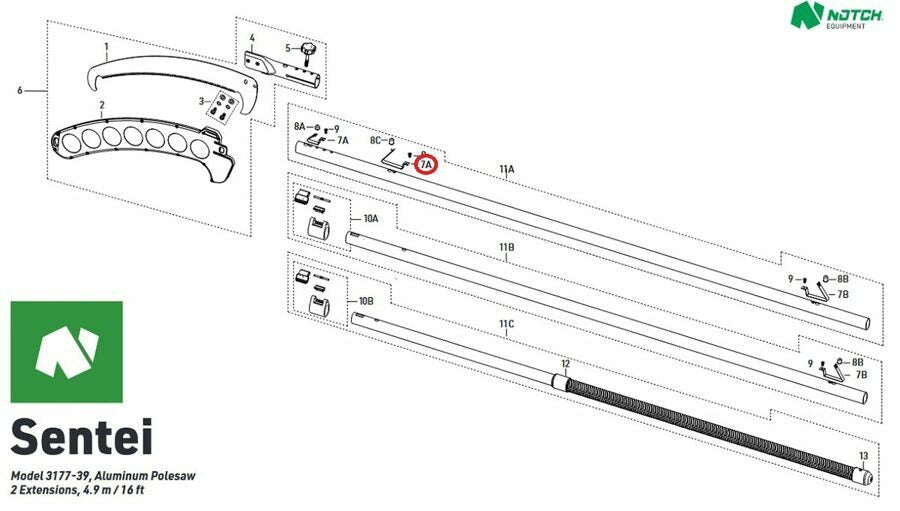 Notch Stopper button spring (S)