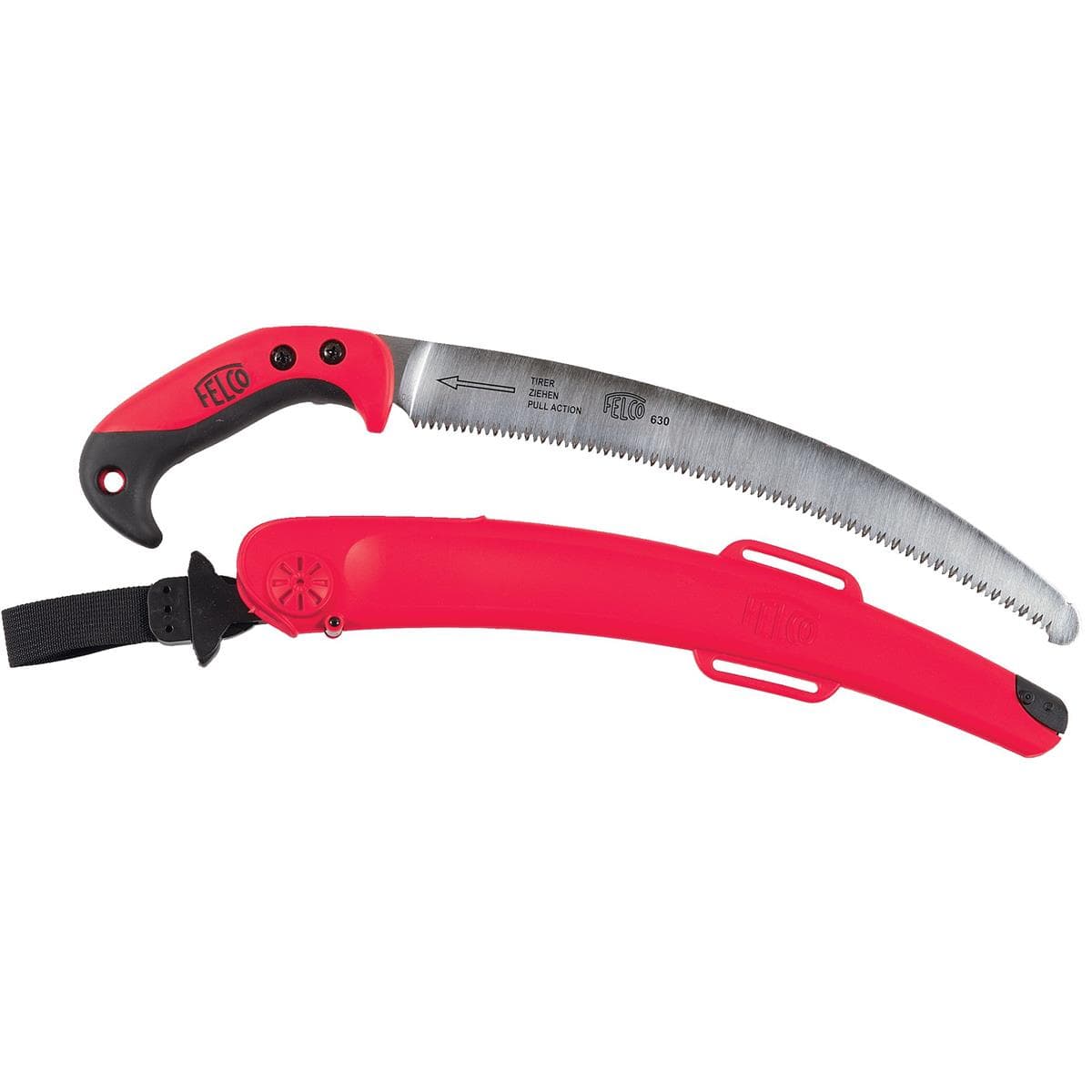 FELCO Bernina 6350 Straight Fixed Saw with Holster, 35 cm Blade