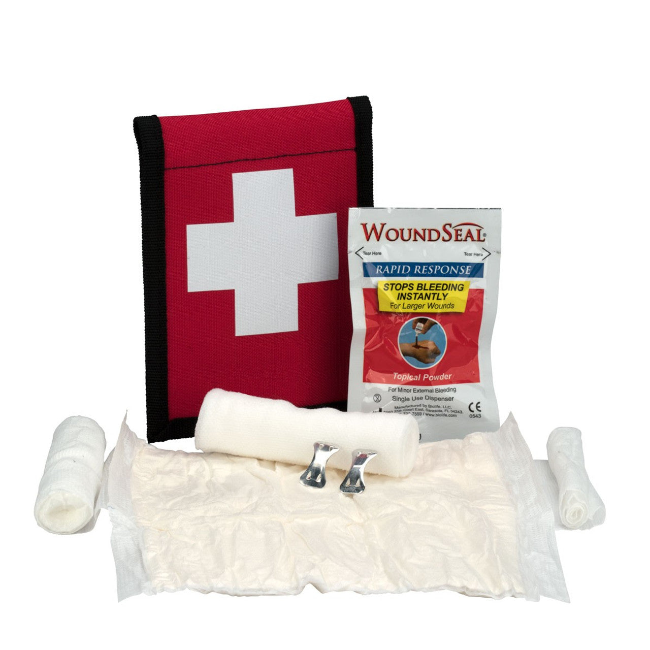 First Aid Kit w/ Wound Seal, F