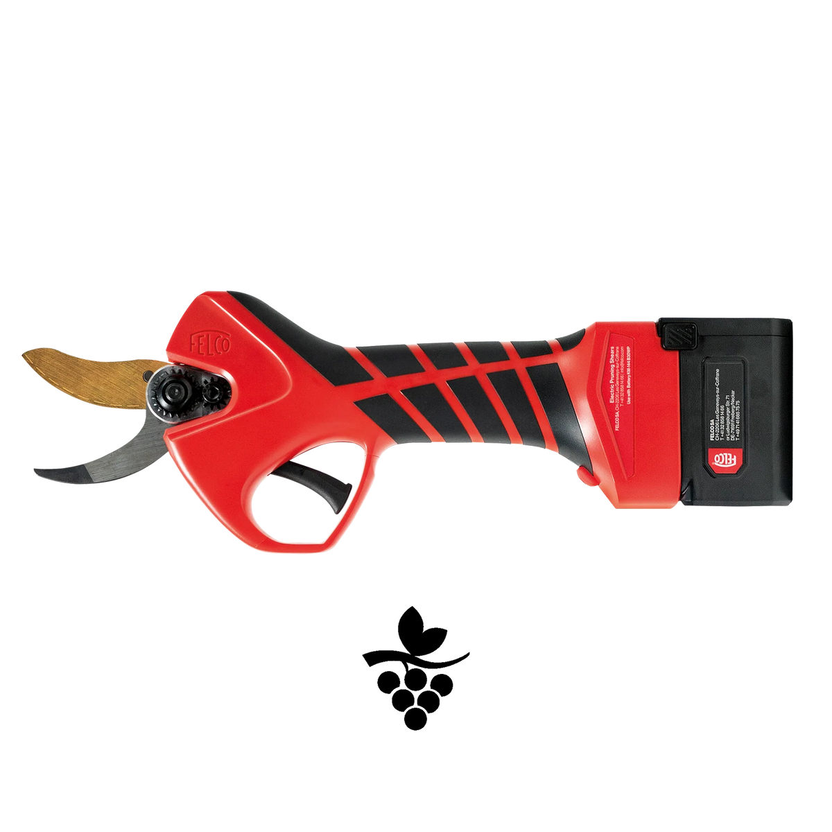 FELCO 834 Cordless Electric Pruner with 2 x 14.4V Batteries