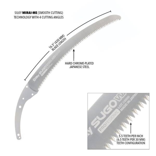 Silky Hayate 16-1/2~ (420mm) HAYATE TELESCOPING POLE SAW - REPLACEMENT BLADE