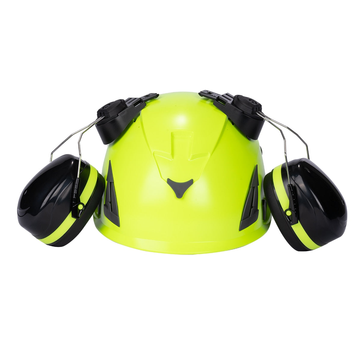 Land Helmets Premium Slotted Hard Hat Earmuffs, NRR 22