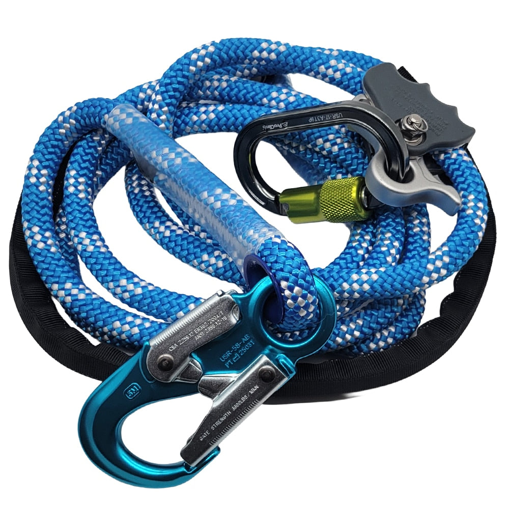 Pelican Positioning Lanyard 5/8" x 15', Blue KM (AA)