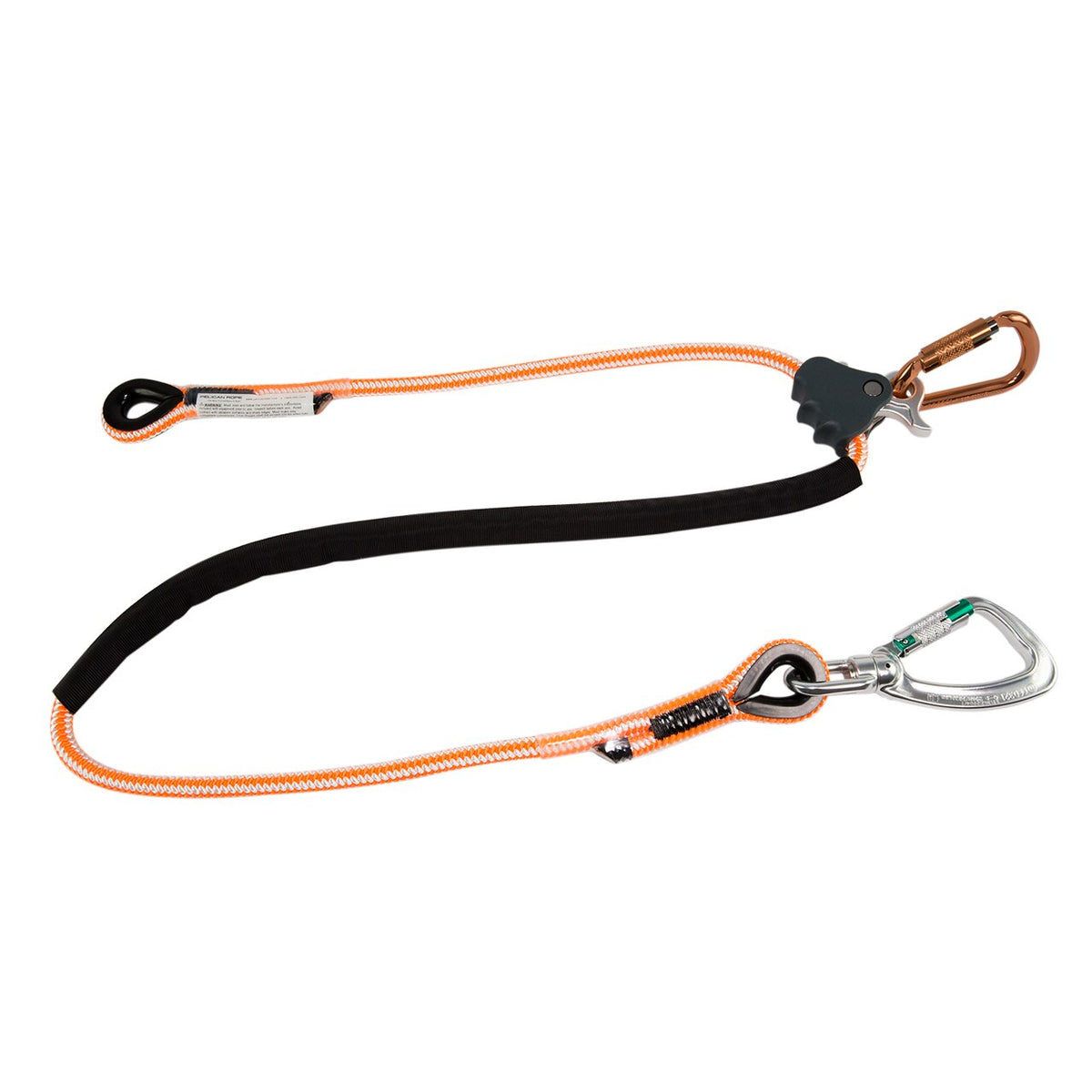 Pelican Positioning Lanyard 1/2" x 10', Orange (SH)