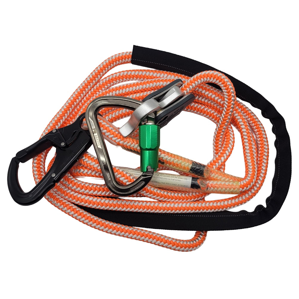 Pelican Positioning Lanyard 1/2" x 15', Orange (AH)
