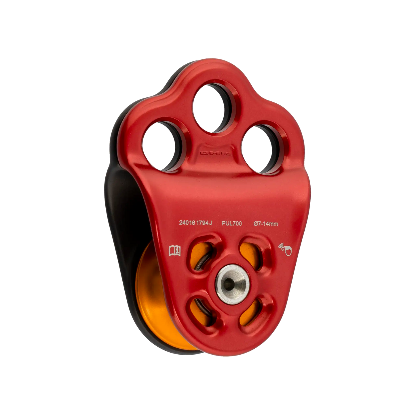 DMM Triple Attachment Pulley 2 - Red