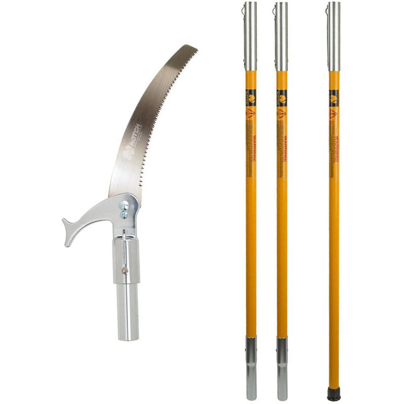 18' pole saw set with 15 inch blade