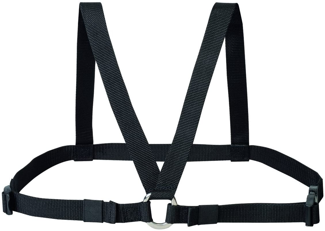 Weaver Chest Harness with Loop, Black