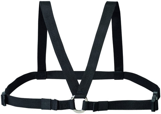 Weaver Chest Harness with Loop, Black