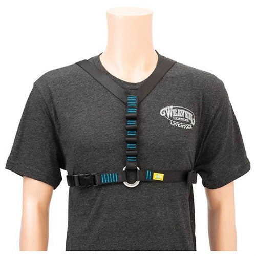 Weaver Chest Harness with Daisy Chain, Black