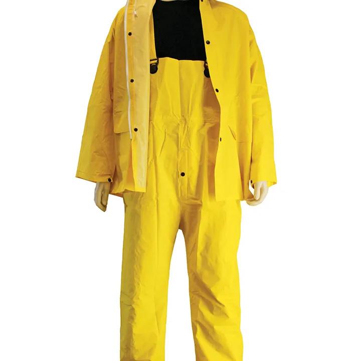 3-Piece Rain Suit with Detachable Hood