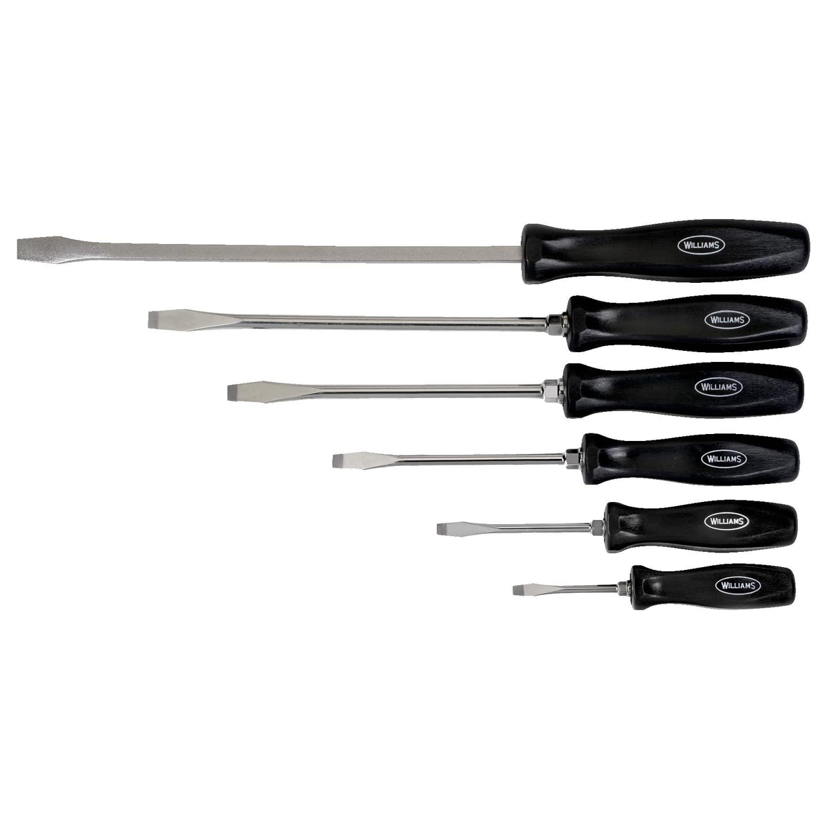 Williams 6-Piece Slotted Screwdriver Set