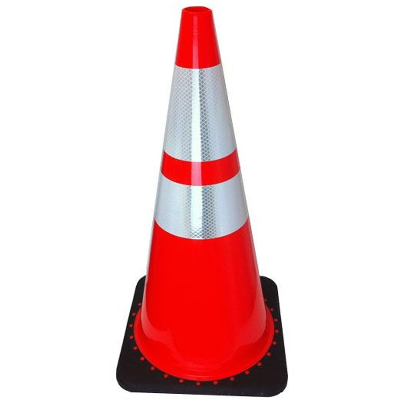 28" JBC Revolution Orange Reflective Traffic Cone SKU: 15534
