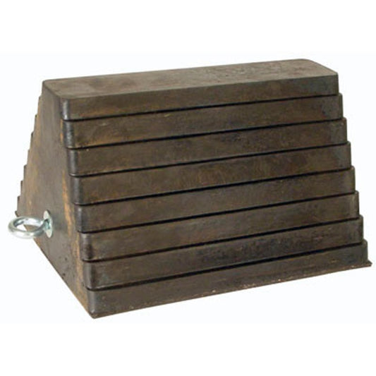 Rubber Wheel Chock, Wedge Shaped