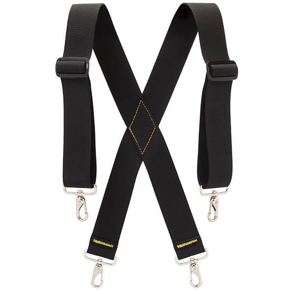 2" NYLON ADJ SUSPENDERS, BK