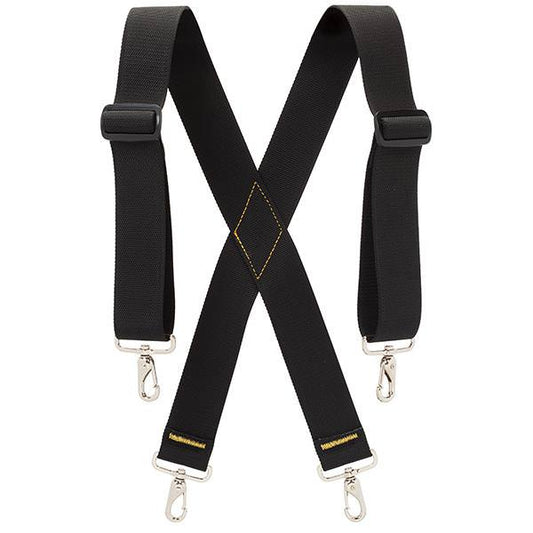 2" NYLON ADJ SUSPENDERS, BK