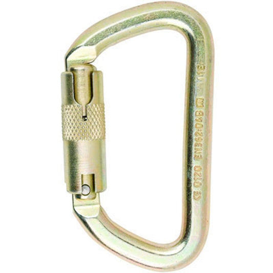 ISC Hard D Steel Carabiner 50kN