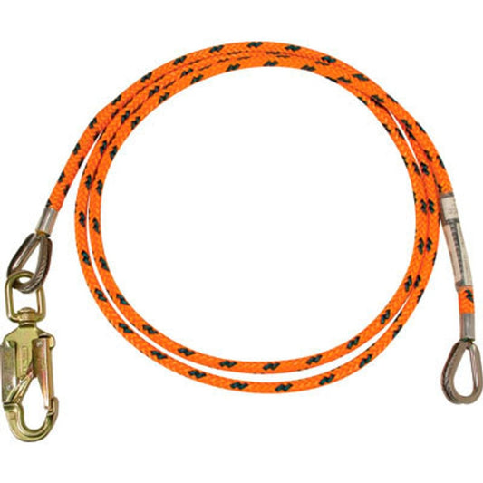 Yale Maxi-Flip Wire Core Flipline, 5/8" x 18', Single Swivel Snap