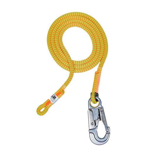 Rope Logic Tango Ivy Flipline, Grizzly Spliced with Aluminum Snap, 11.7mm