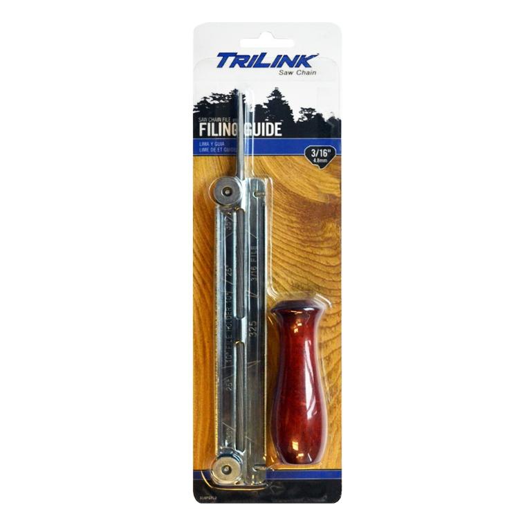 Tri Link Chainsaw File & Guide with Handle