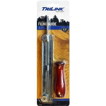 Tri Link Chainsaw File & Guide with Handle
