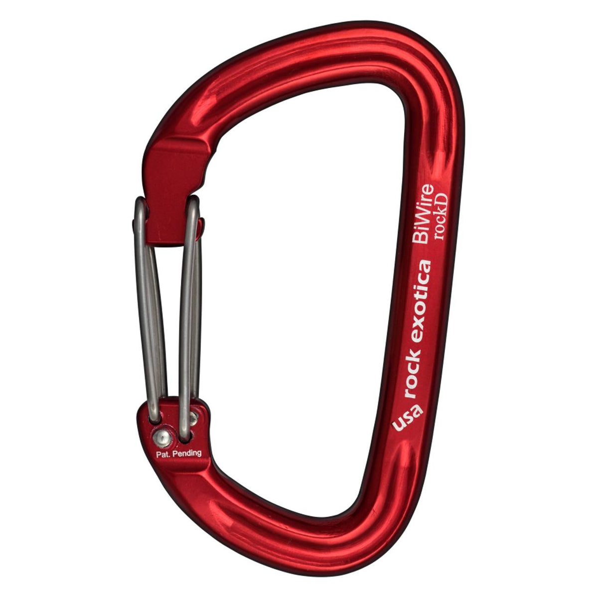 Rock-D Biwire Carabiner - Red