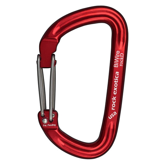Rock-D Biwire Carabiner - Red