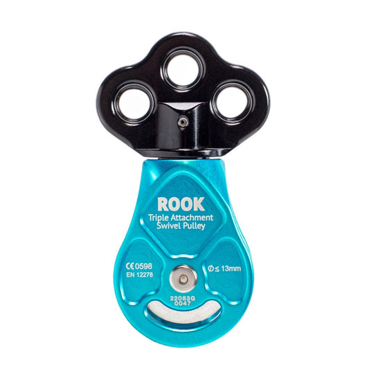 Notch Rook Triple Attachment Swivel Pulley