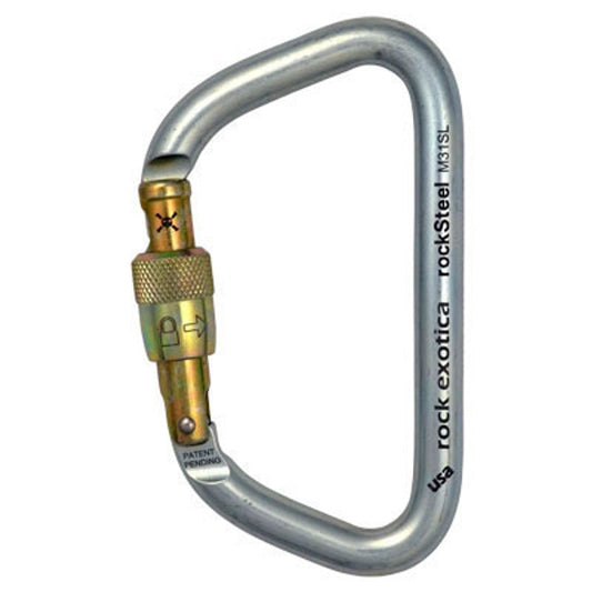 Rock Exotica rockSteel Screwlock Carabiner