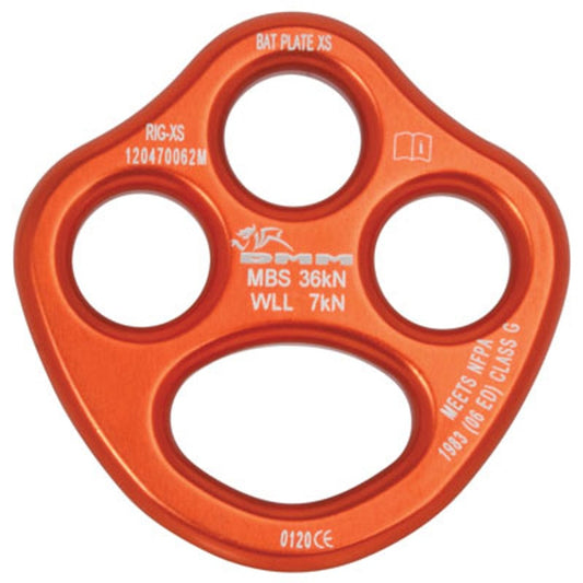 DMM X-Small Bat Rigging Plate, Orange