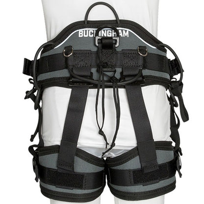 Buckingham ErgoPro Saddle back view, rear D-ring and back pad