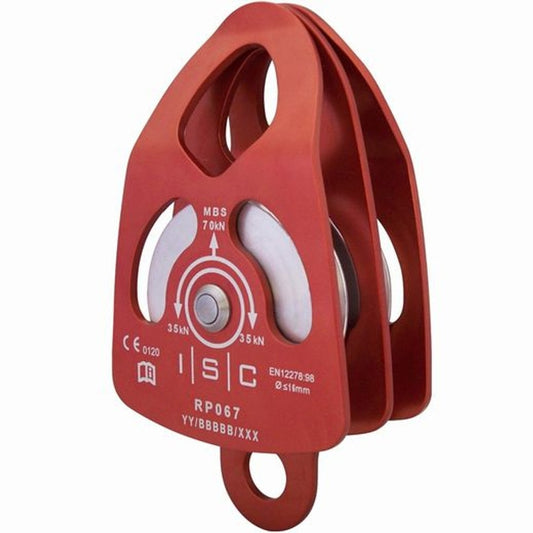 ISC RP067 Heavy Duty Double Prusik Pulley, 5/8"