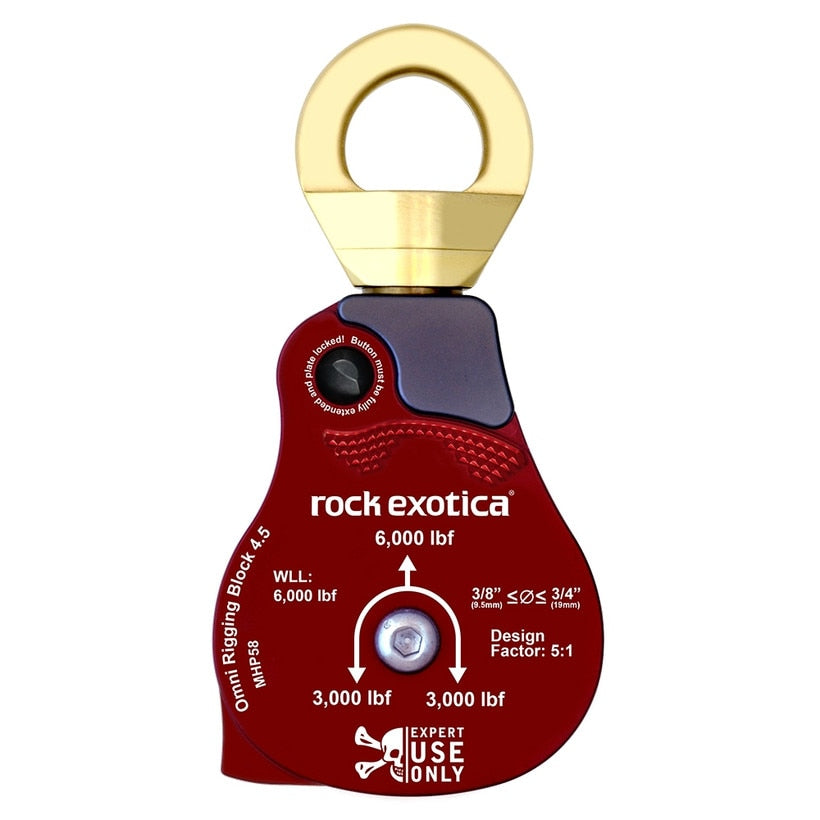Rock Exotica Jumbo Omni Rigging Block
