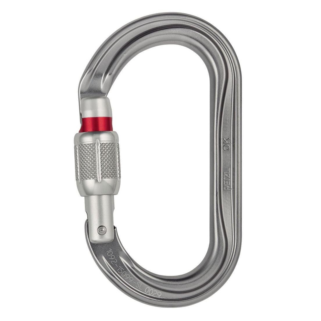 Petzl OK Oval Screw-Lock H-Frame Carabiner