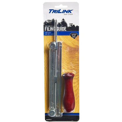 Tri Link Chainsaw File & Guide with Handle