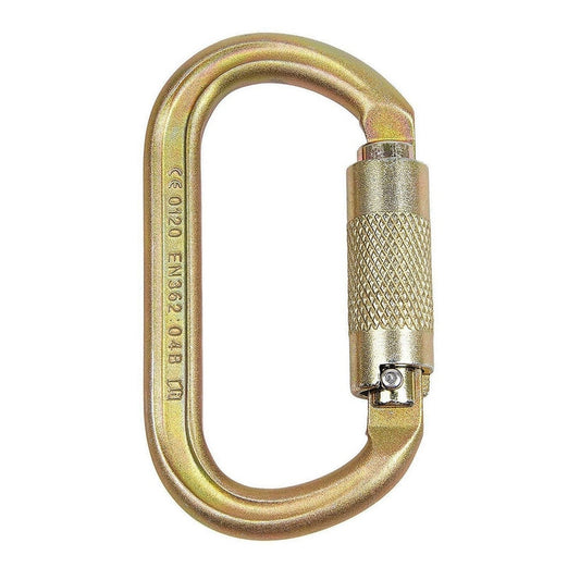 ISC Oval Steel SuperSafe Carabiner