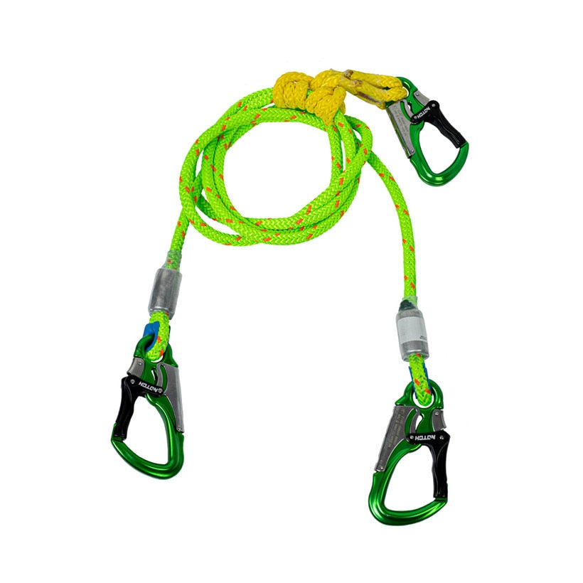 Rope Logic 2 in 1 10' Wirecore lanyard w/ Triple Action Snap