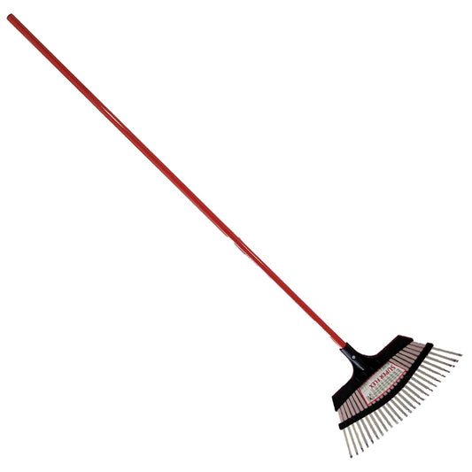 25 Tine Rake 54 in Red Metal Handle
