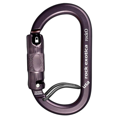 Rock Exotica rockO WireEye Oval Auto Lock Carabiner