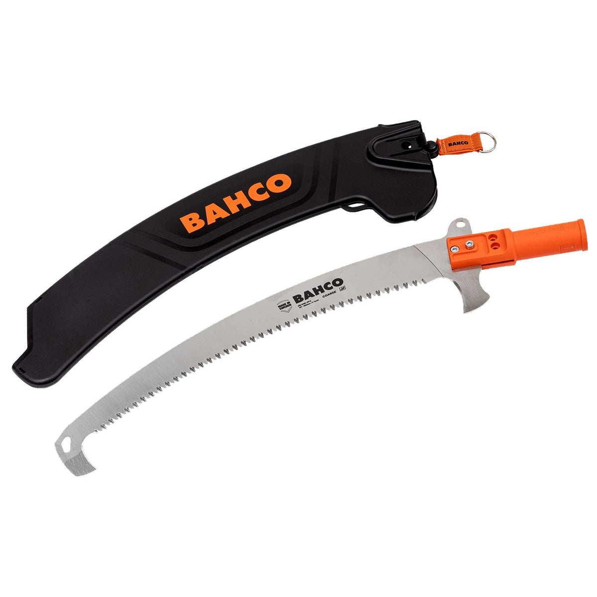 Bahco 450 mm coarse curved pole saw blade with scabbard