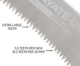 Silky Hayate 16-1/2" (420mm) Replacement Blade for Aluminum Pole Saw