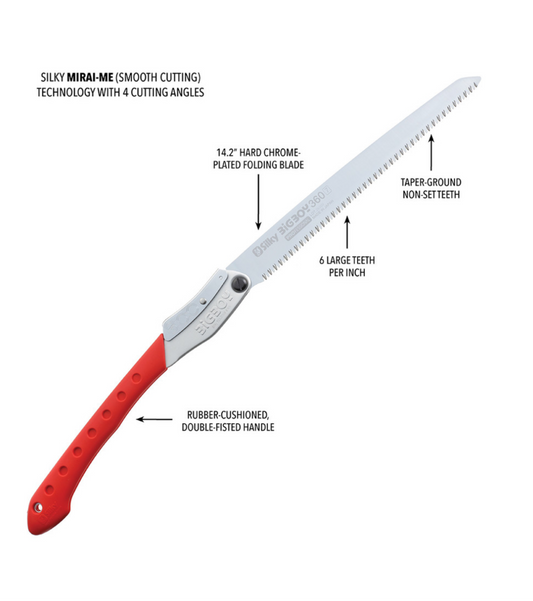 BIGBOY 360mm Large Teeth Silky